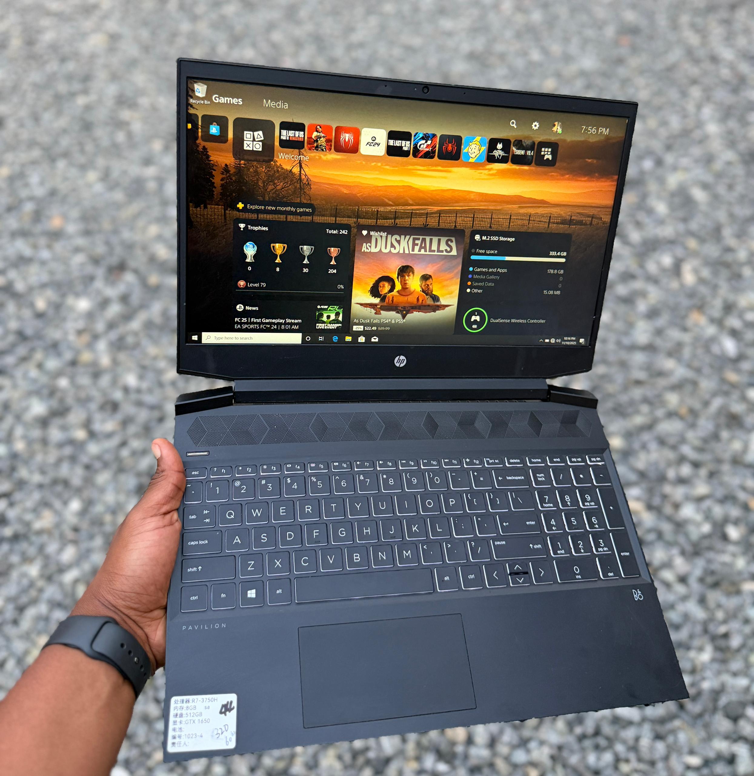 GAMING HP PAVILION 15