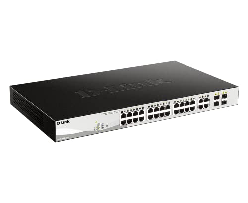 D-Link 28-Port Gigabit Smart Managed Switch DGS-1210-28 4sfp