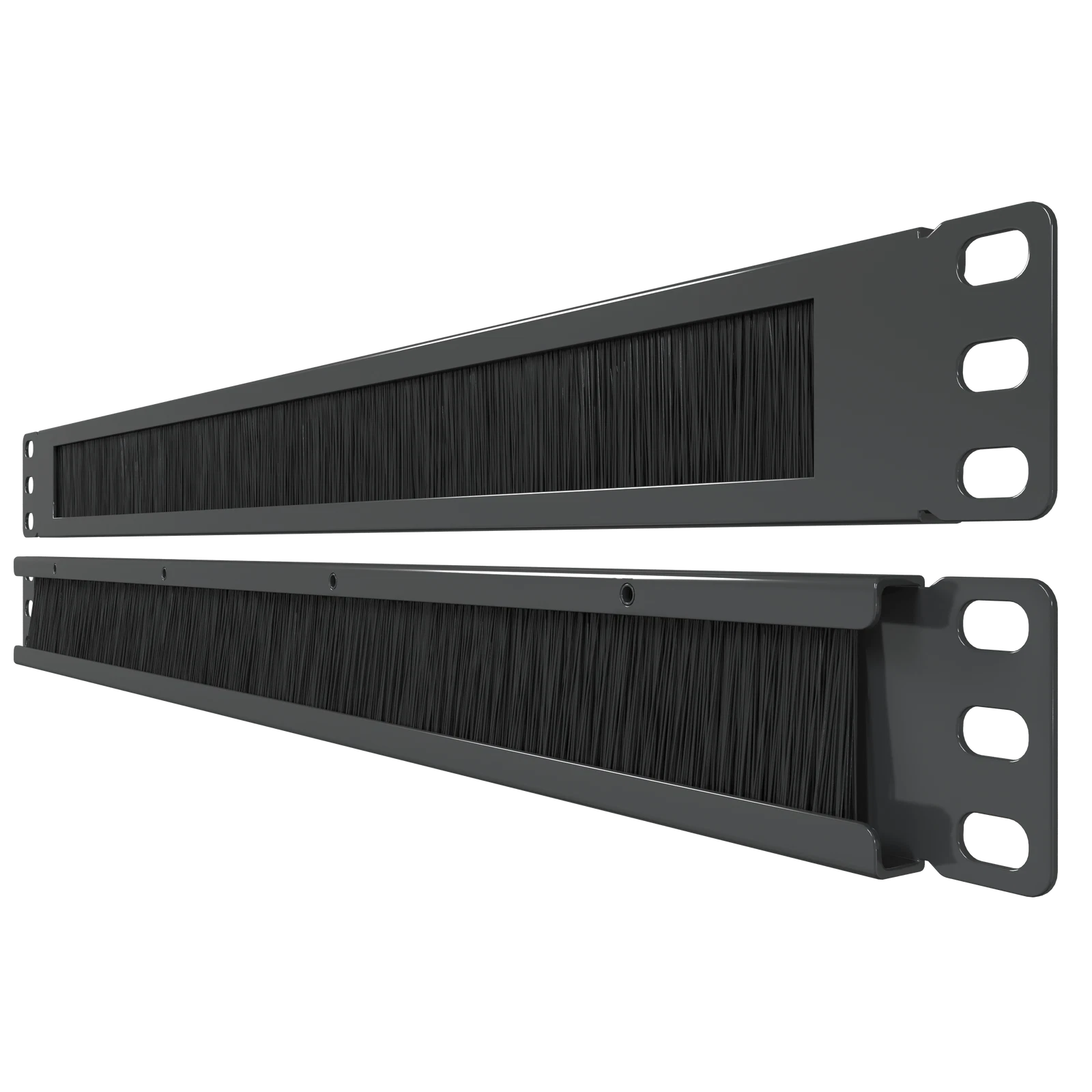 1u Brush Panel Cable Management