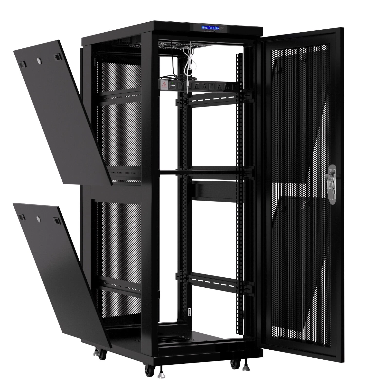 42u Network Rack Cabinet Mesh Door 800×1000