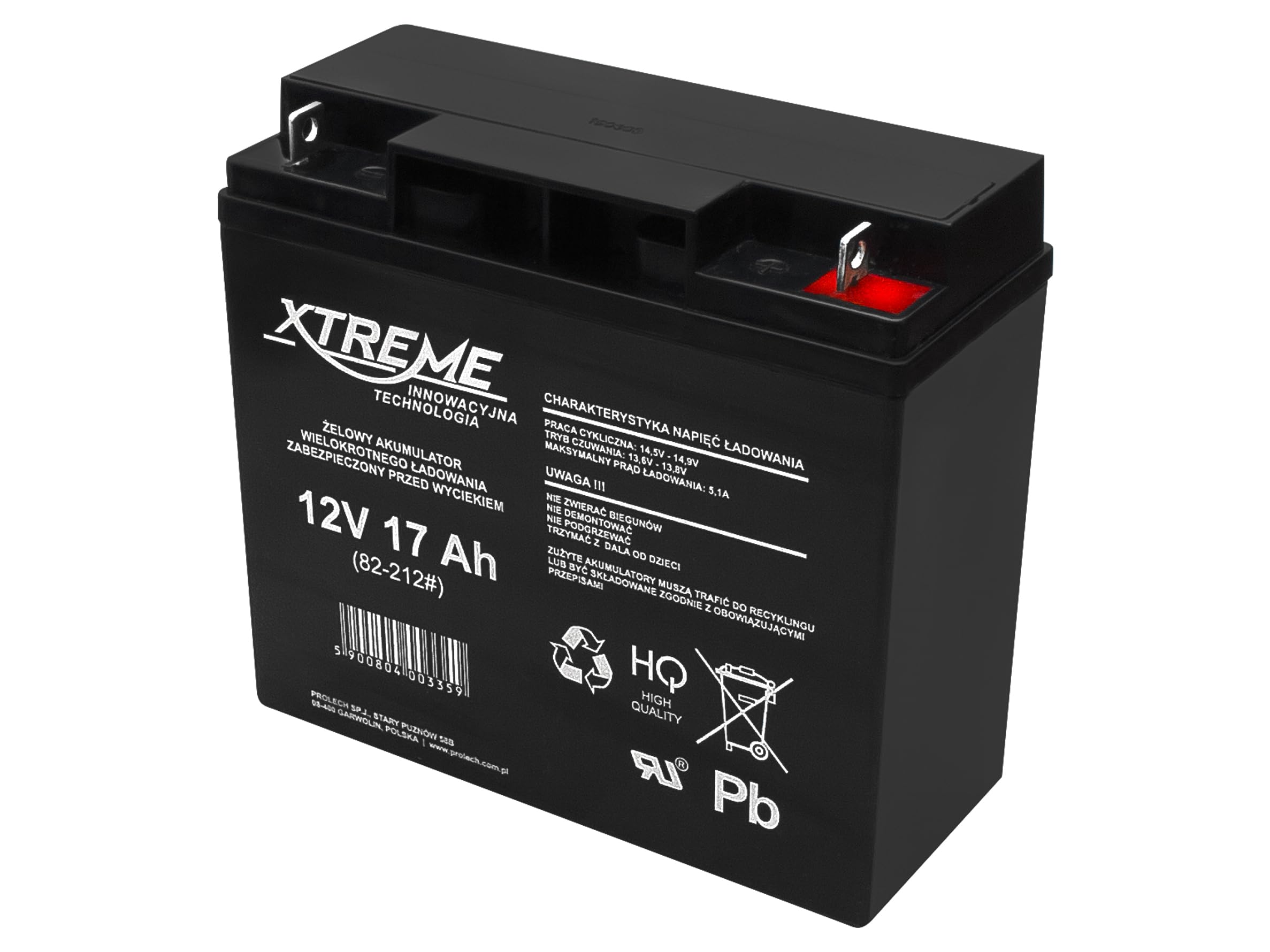 Top Edge 12v/17ah Ups Battery