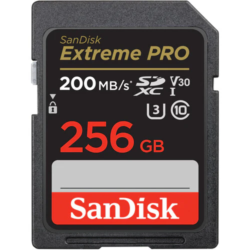 Sandisk Extreme Pro SDXC Uhs-I 256gb Card