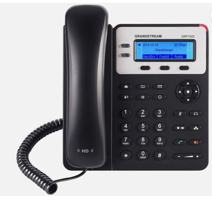 Grandstream GXP-1625 Ip Phone With Poe Black