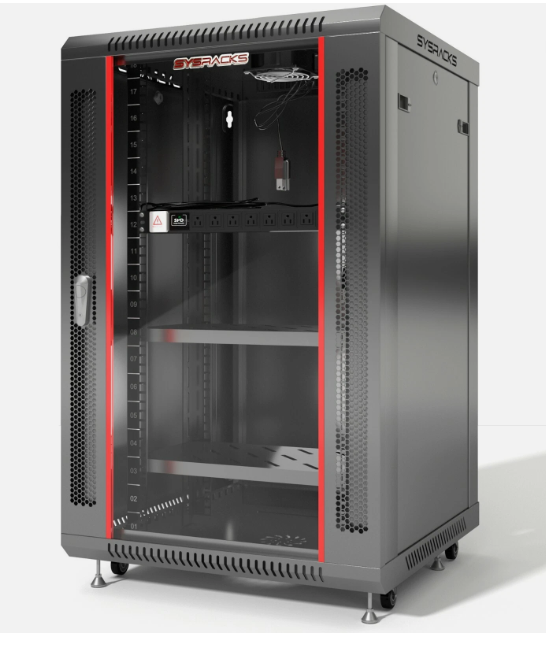 18u Floor Cabinet 600x600mm All-in-One