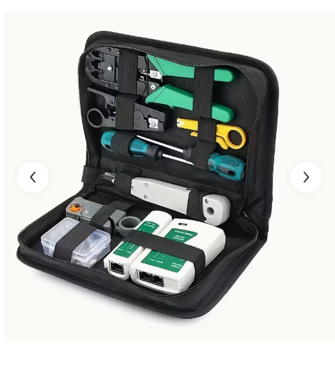 Network Tools Kit 20pcs Pass Through Crimping Tool Inside