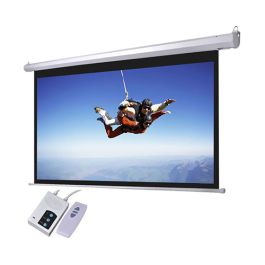 Top Edge 200cm*200cm Electric Projector Screen+ Rf Romo